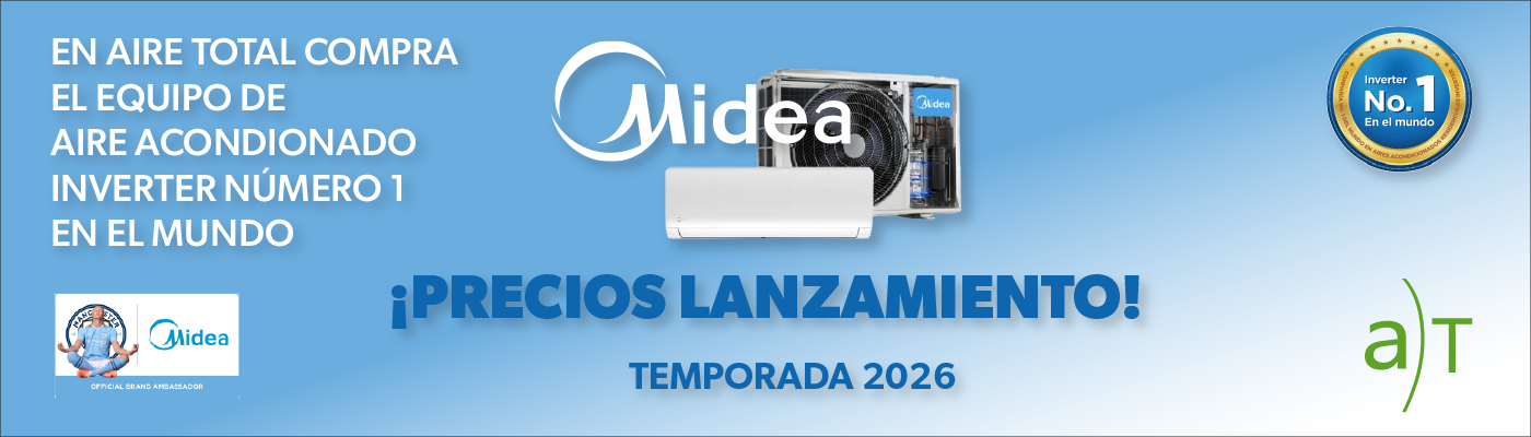 Midea inverter 
Residenciales y comerciales